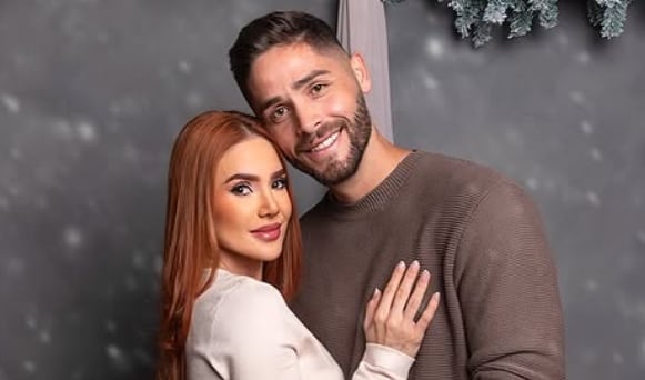 jonathan Moya y su esposa Joseline Valverde