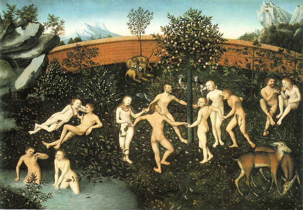 'La Edad de Oro', de Lucas Cranach el Viejo, pintado hacia 1530.