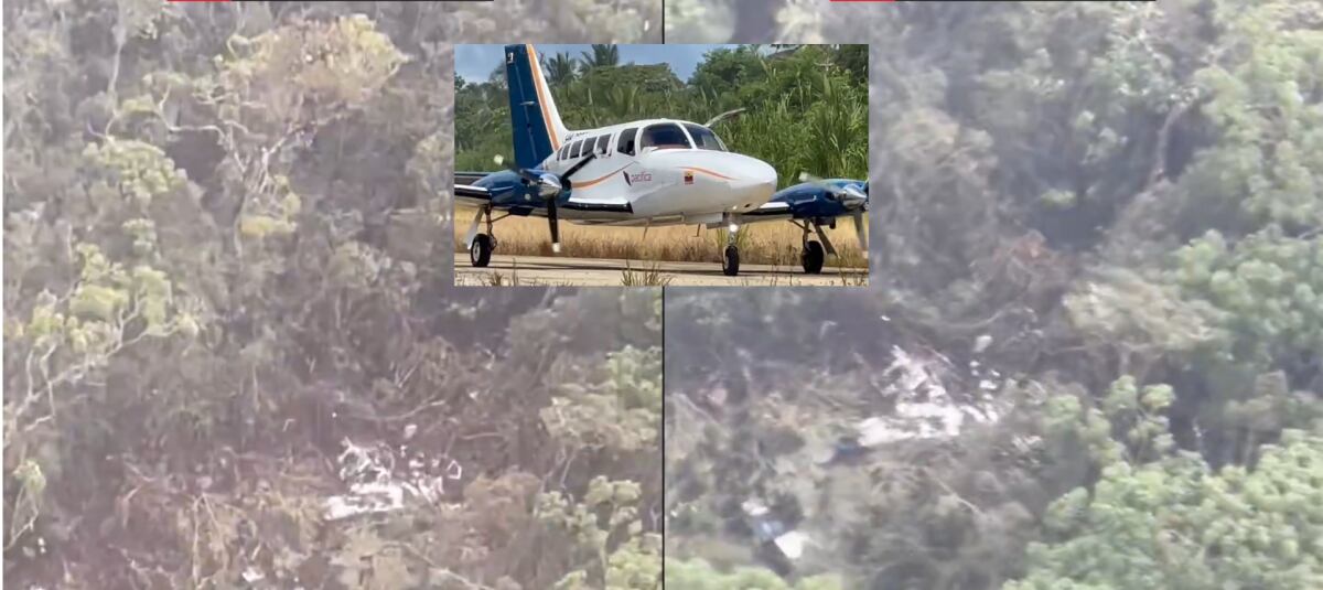 Diez personas murieron en el accidente de una avioneta en Urrao, Antioquia en Colombia. Imagen: El Tiempo/ Dagran