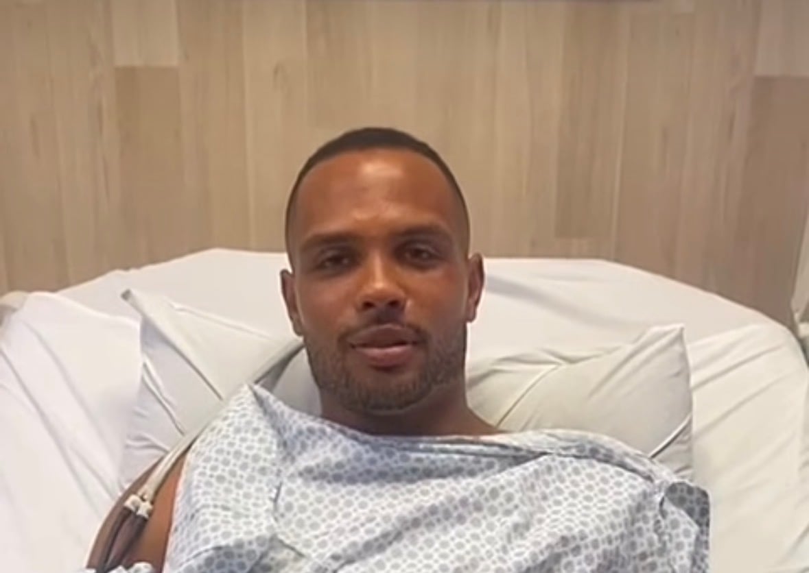 Alexandre Souza grabó un video desde el hospital, donde agradece a quienes se preocuparon por él.