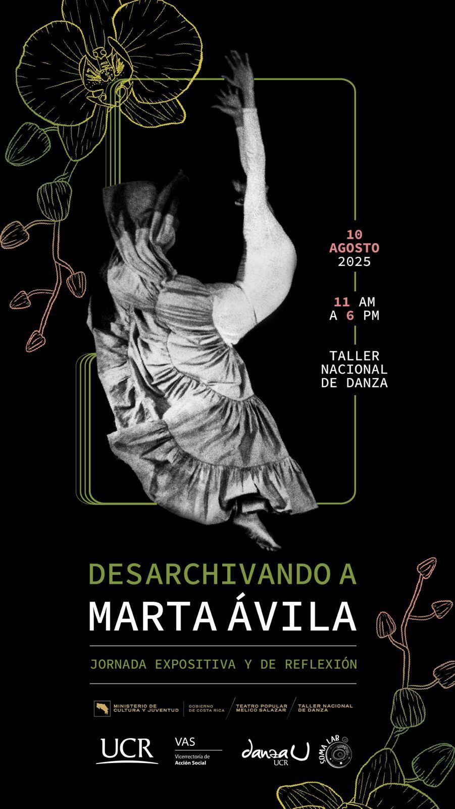 'Desarchivando a Marta Ávila' es una actividad en honor a la crítica e historiadora de danza Marta Ávila.
