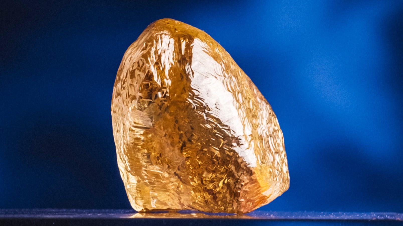 Rio Tinto halló un raro diamante amarillo de 158 quilates antes del cierre de la mina Diavik, en el norte de Canadá.