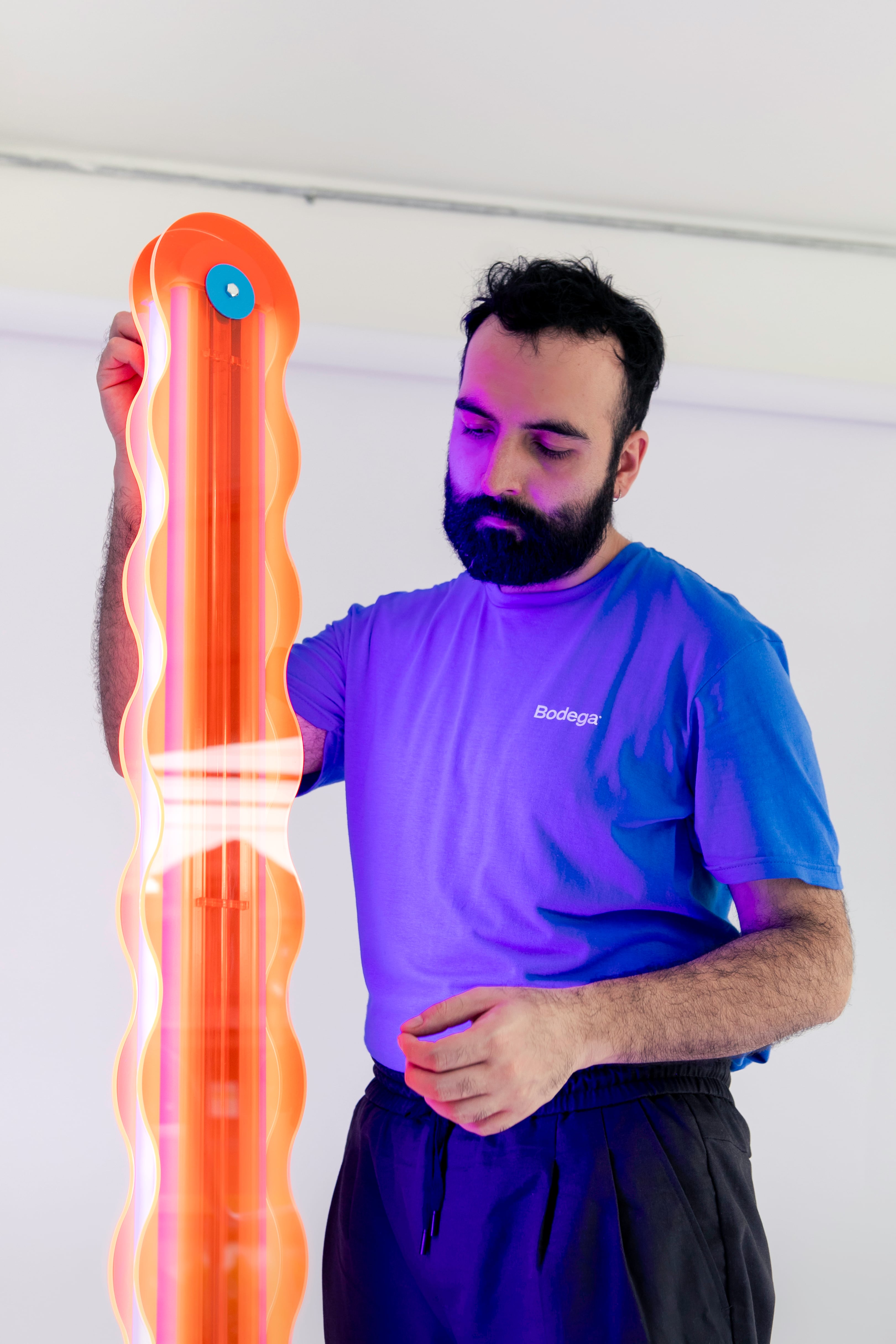 Jorge Salazar y Alonso Herrera (en orden habitual) crearon dos espectaculares diseños que lograron recibir un espacio para esta muestra internacional en Ciudad de México. Foto: Cortesía Bodega