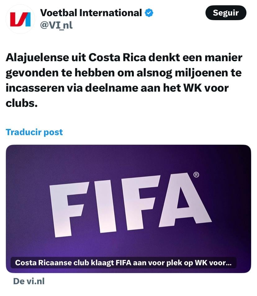 La demanda que interpuso Alajuelense a FIFA le dio la vuelta al mundo.