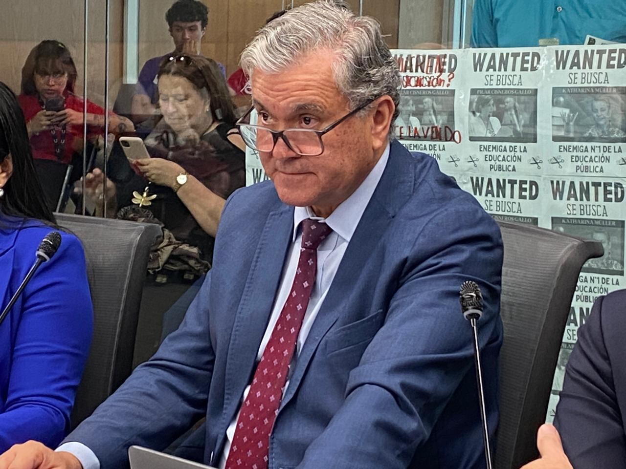 Roberto Guillén Pacheco, rector a.i. de la Universidad de Costa Rica (UCR), estimó que tendrían que incrementar considerablemente los montos de matrícula, si no se cuenta con los recursos del FEES. Foto: Lucía Astorga