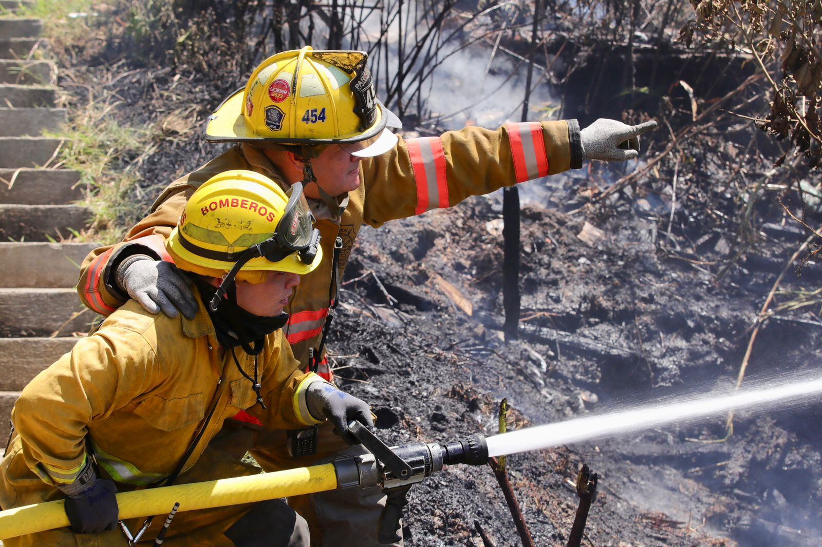 Incendio en Los Guidos