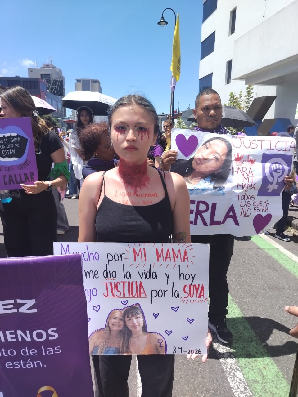 Marcha del 8 de marzo de 2026, San José Costa Rica