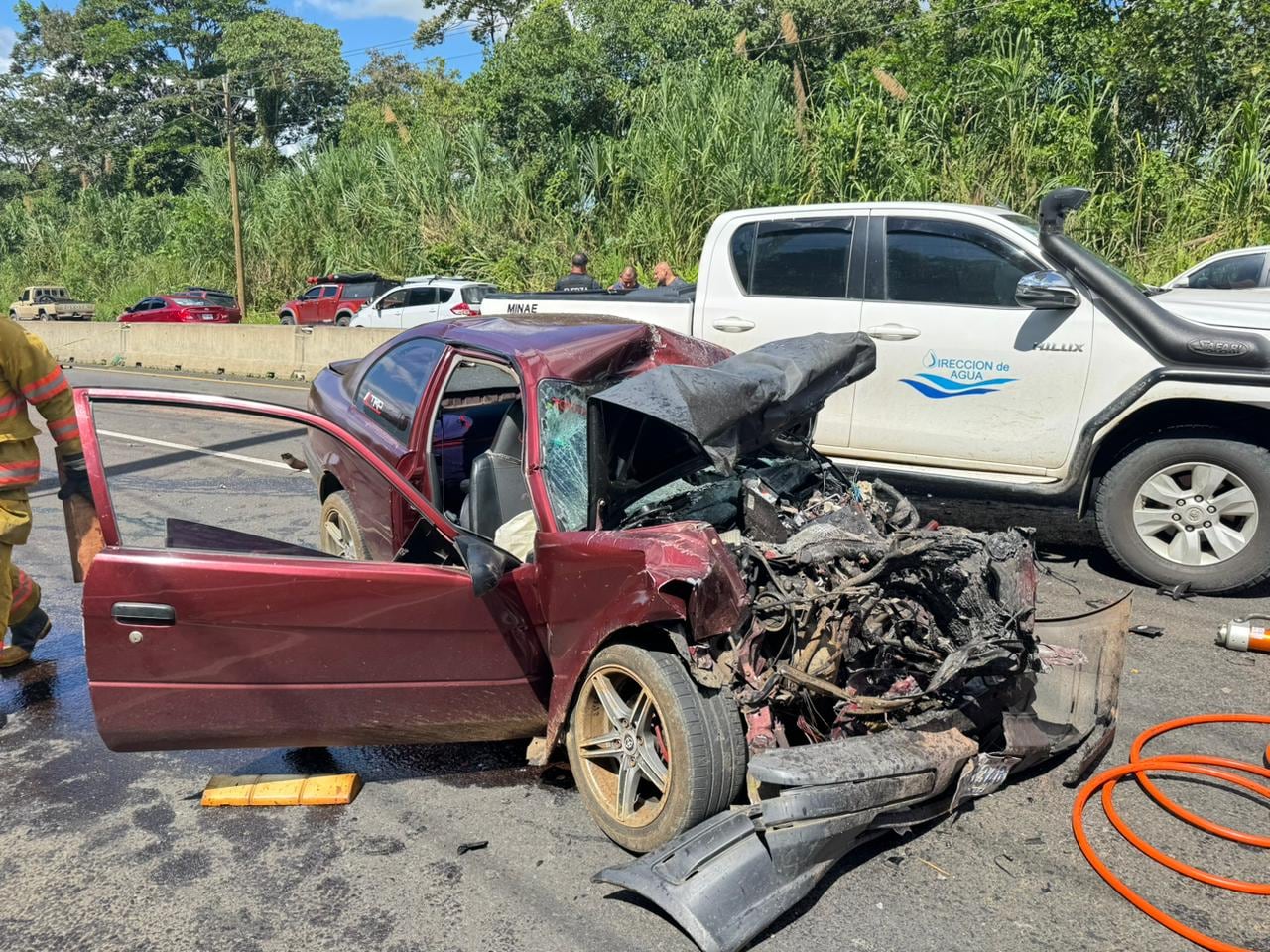 Un oficial de Fuerza Pública falleció tras aparatoso accidente de tránsito en Florencia de San Carlos.