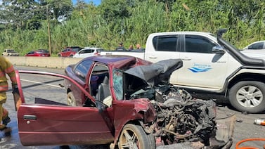 Jefe de Fuerza Pública con 35 años de servicio fallece en aparatoso choque frontal con vehículo del Minae