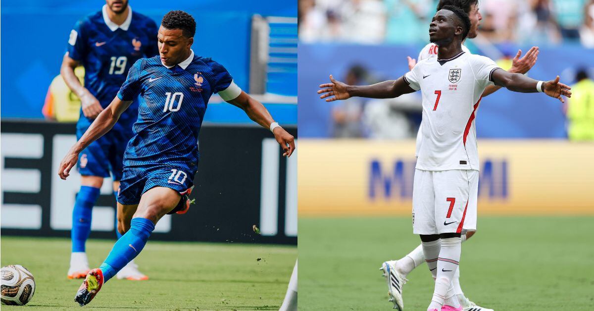 Kylian Mbappé y Buyako Saka se hicieron presentes en el marcador, en el partido entre Francia e Inglaterra, en el Mundial 2026.