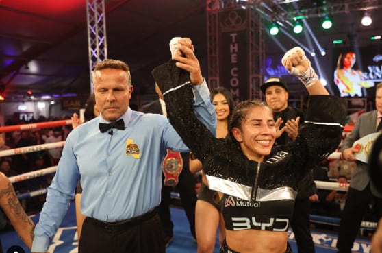 Los Angeles pelea Yokasta Valle, María Micheo Santizo fightersfightmedia