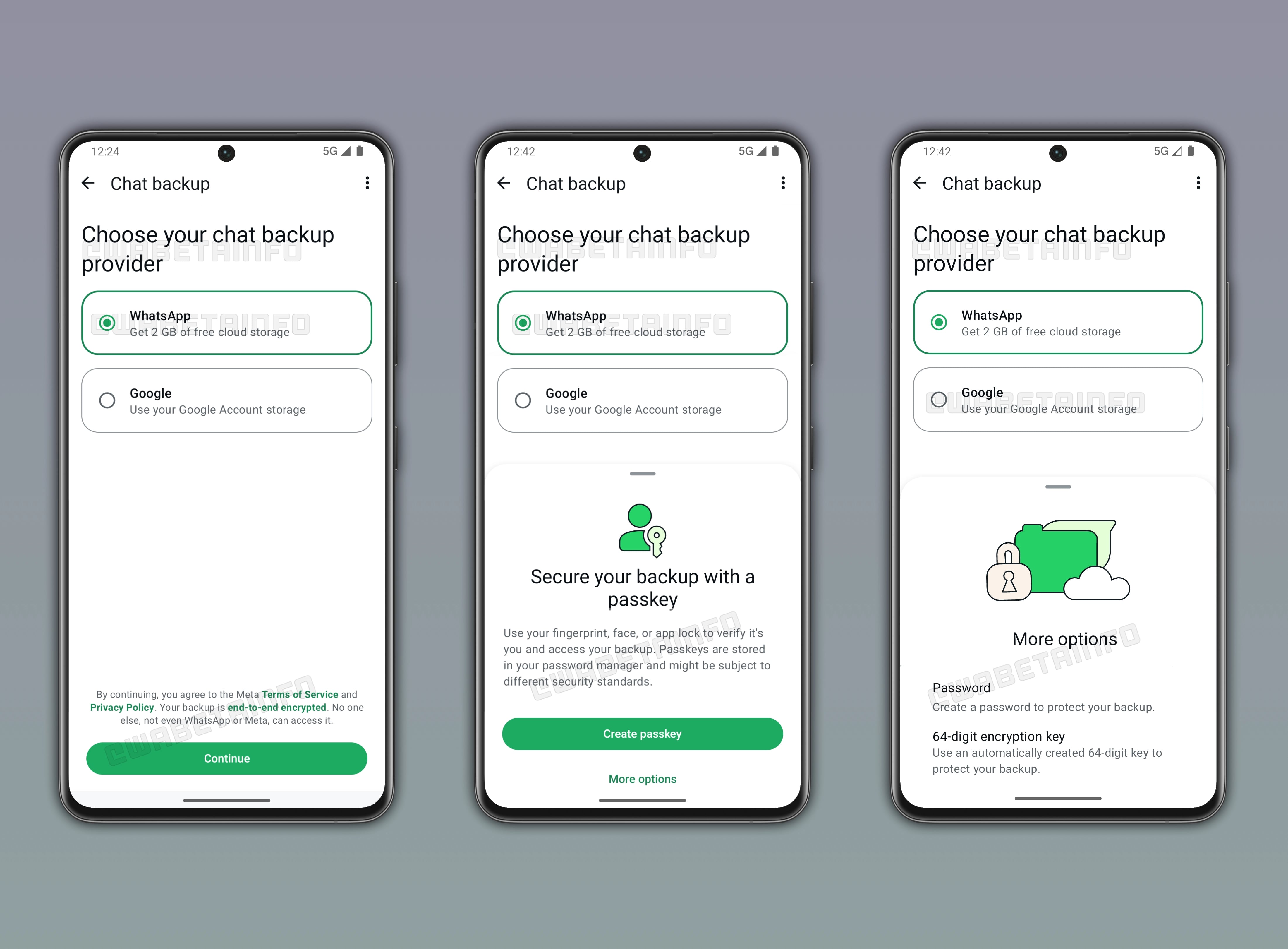 WhatsApp trabaja en nube propia con cifrado, 2 GB gratis y opción de pago para copias de seguridad más seguras.