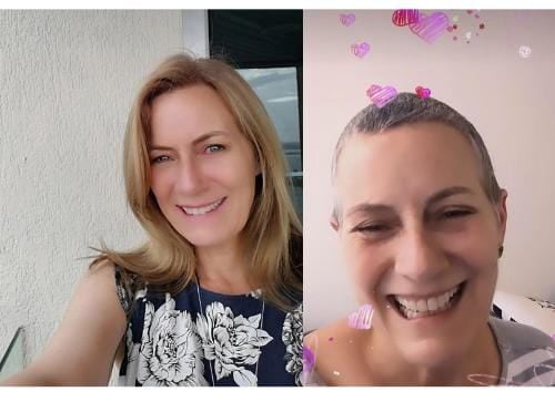 Actriz Kristina Lilley luce irreconocible tras someterse al tratamiento contra el cáncer