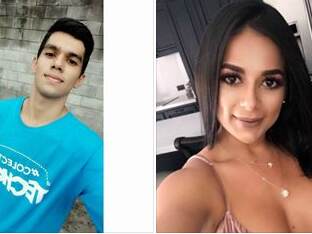 Isamar Villalta y hermano