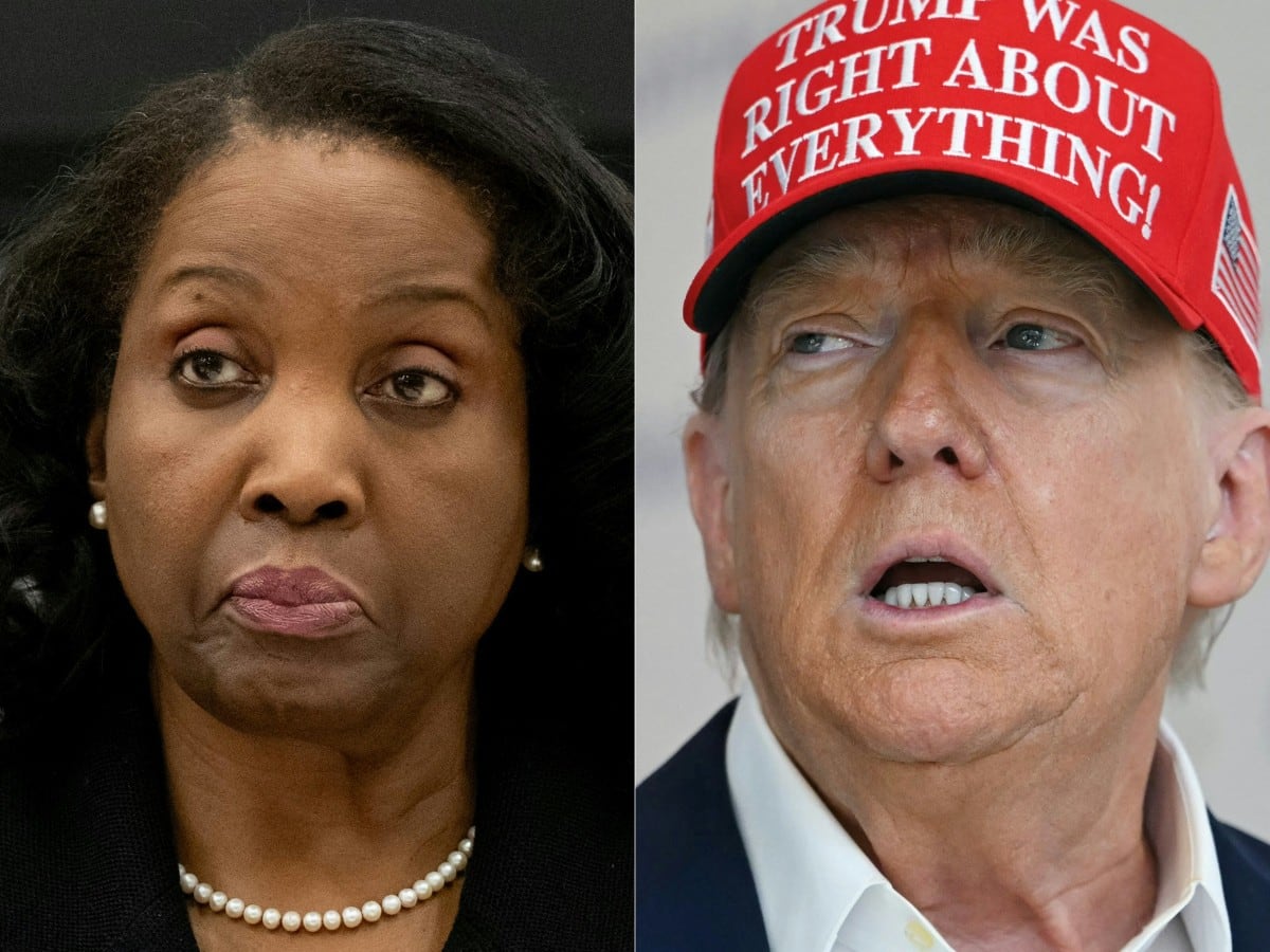 Donald Trump y Lisa Cook