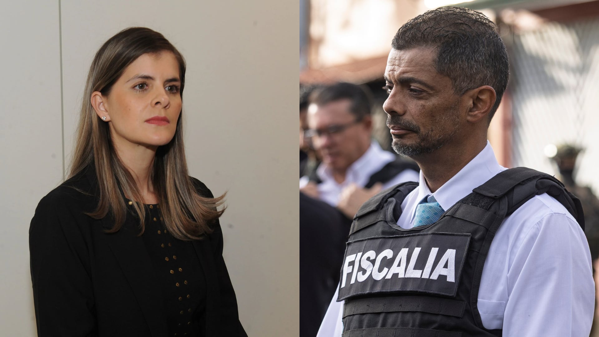 Laura Fernández, presidenta electa, y Carlo Díaz, fiscal general