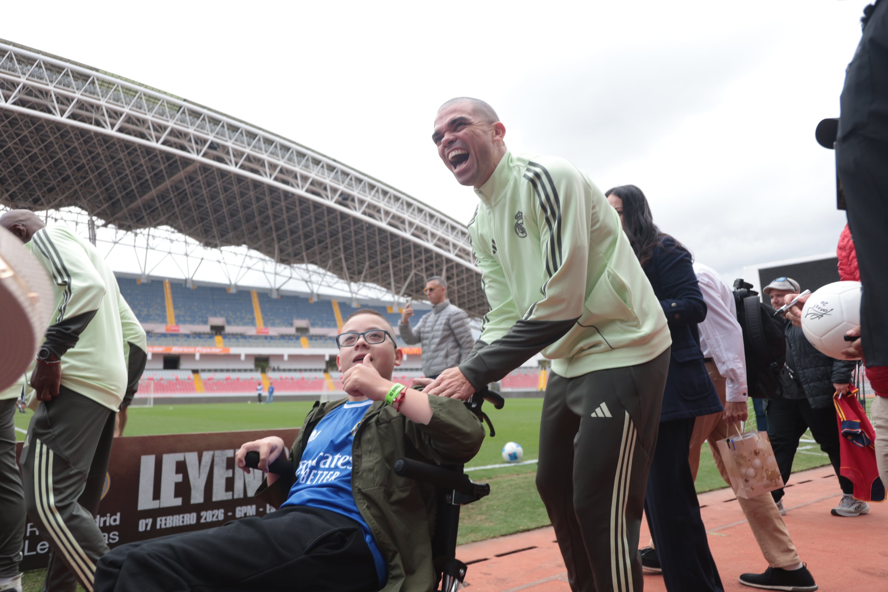 06/02/2026/ conferencia de prensa del evento Leyendas CR donde ex jugadores del Real Madrid y el Barcelona / Foto John Durán
