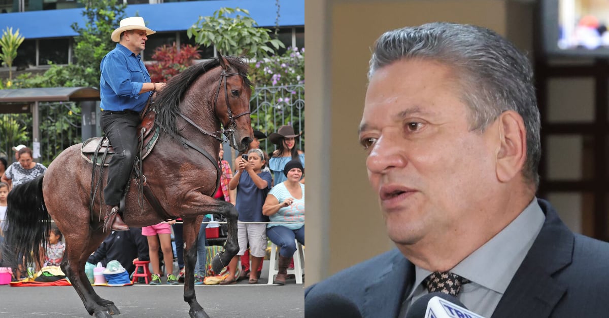Johnny Araya durante años ha desfilado en el Tope nacional.