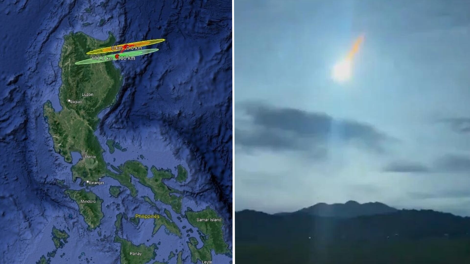 El asteroide 2024 RW1 se desintegró sobre el Pacífico el 4 de setiembre, causando una bola de fuego visible desde Filipinas.