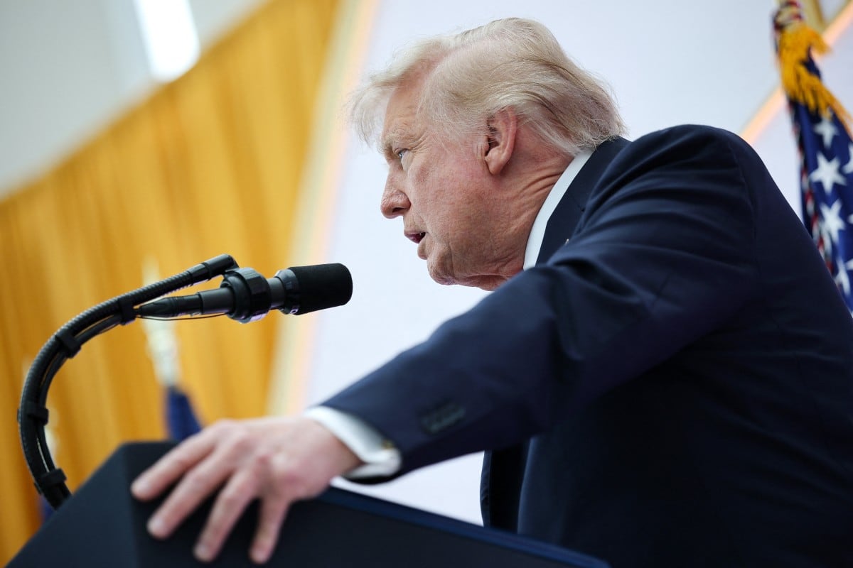 El presidente Donald Trump en la Golden Age of American Innovation Summit.