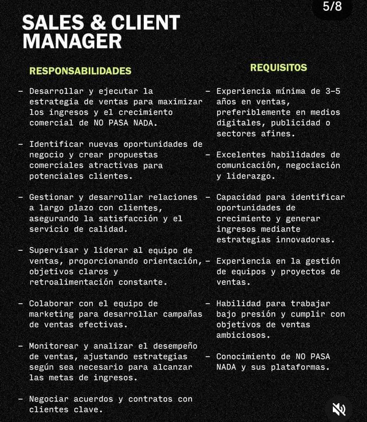 empleo en medio de comunicación