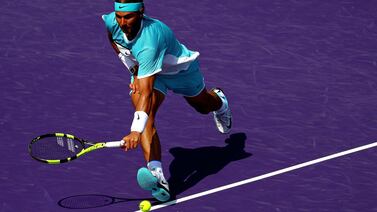 Rafael Nadal abandonó por lesión el Masters 1.000 de Miami