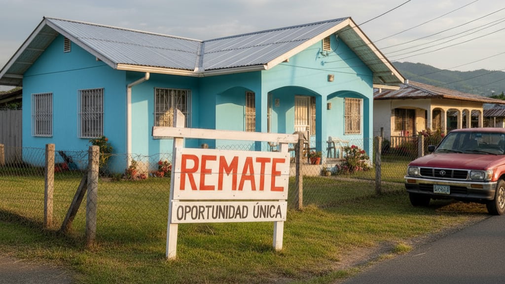 Banco Popular remata propiedades con precios desde ¢4 millones. Hay descuentos de hasta 65% y venta directa en octubre. Imagen con fines ilustrativos.