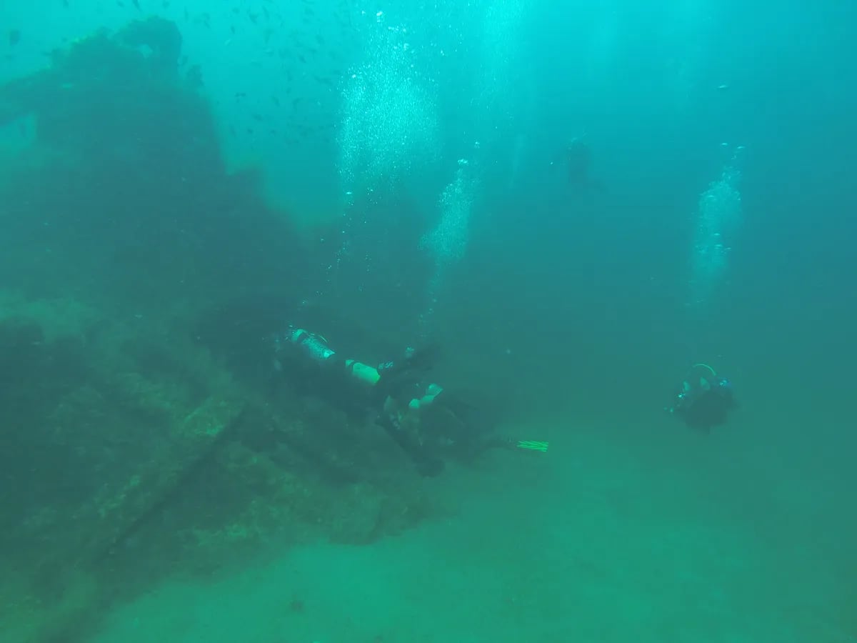 Naufragio del San Pablo en Pensacola, Florida. Aunque se le apodaba el "Carguero Ruso", este barco fue hundido frente a la costa de Pensacola por el gobierno estadounidense en una operación ultrasecreta.