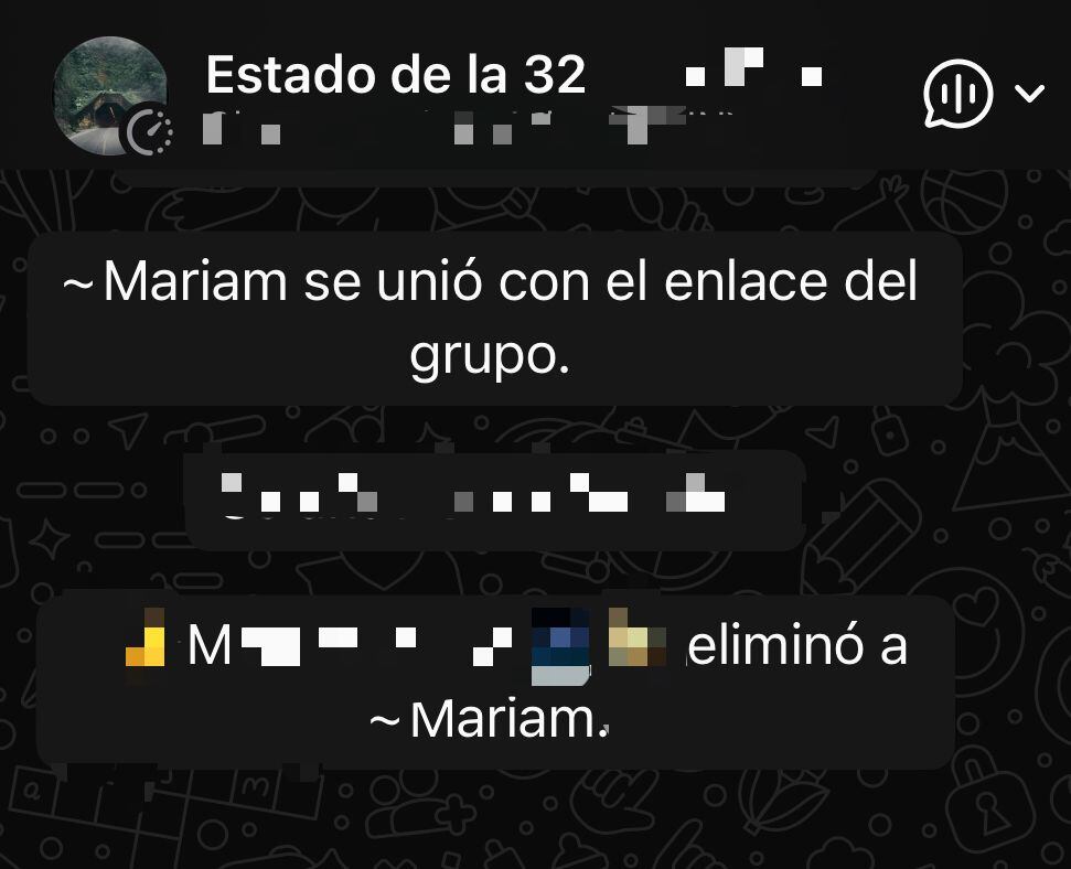 Estos son algunos mensajes que un periodista de La Nación intercambió durante la investigación de las sextorsiones, con una supuesta mujer que se infiltra en grupos de WhatsApp.