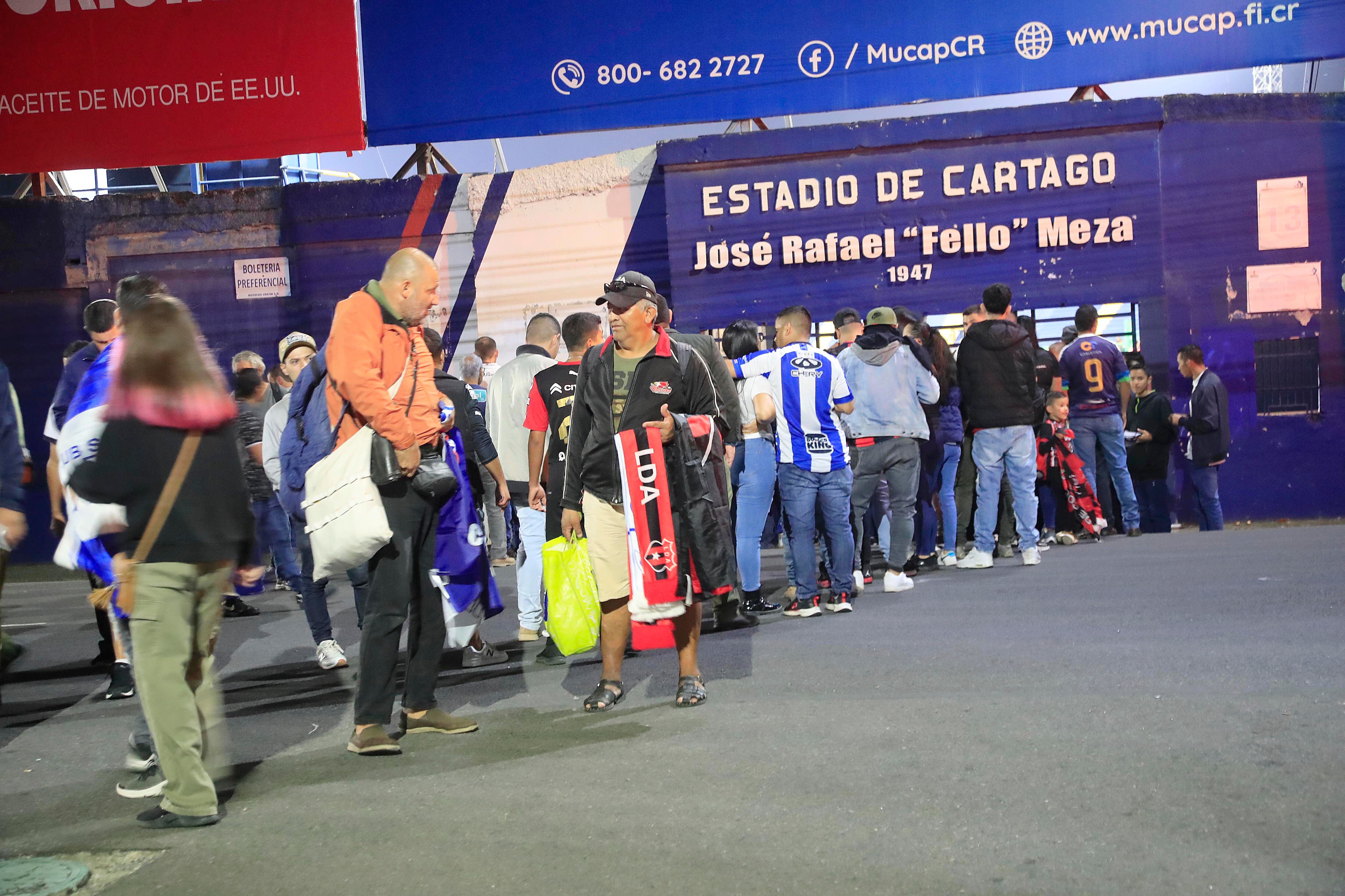 28/09/2023 Estadio Fello Meza, Cartago. El Club Sport Cartaginés recibió a la Liga Deportiva Alajuelense, en partido de la ida de los cuartos de final de la Copa Centroamericana de CONCACAF.