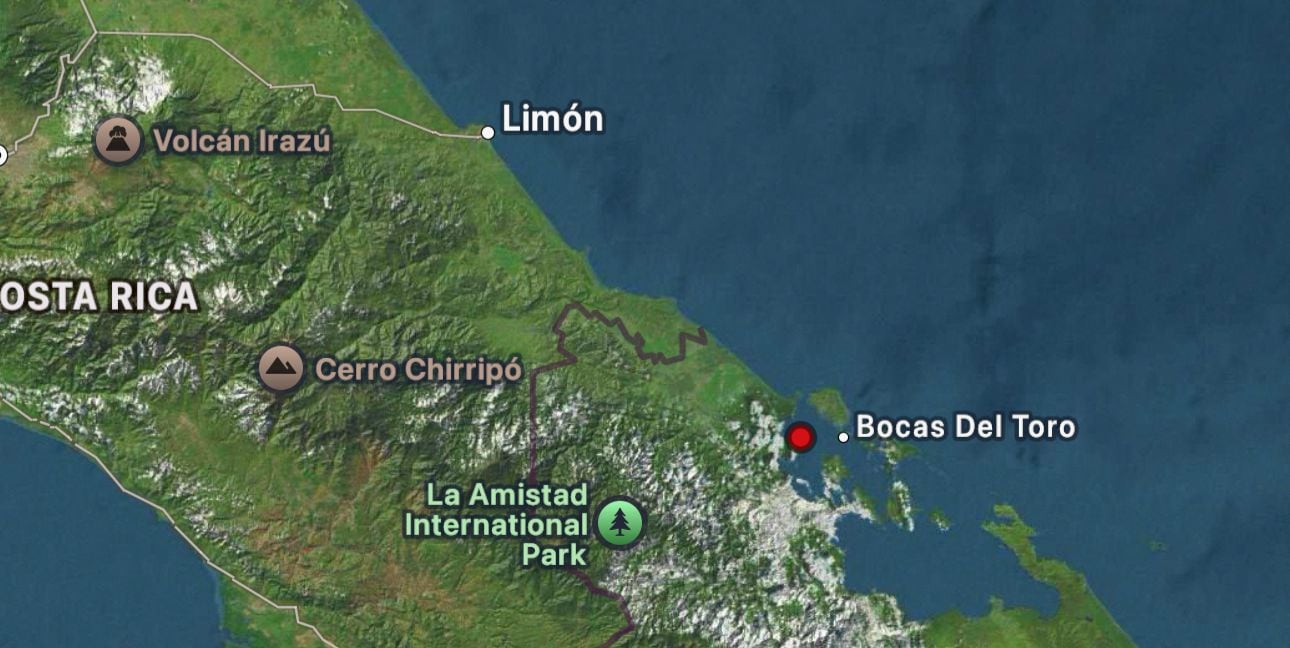 Temblor en Panamá