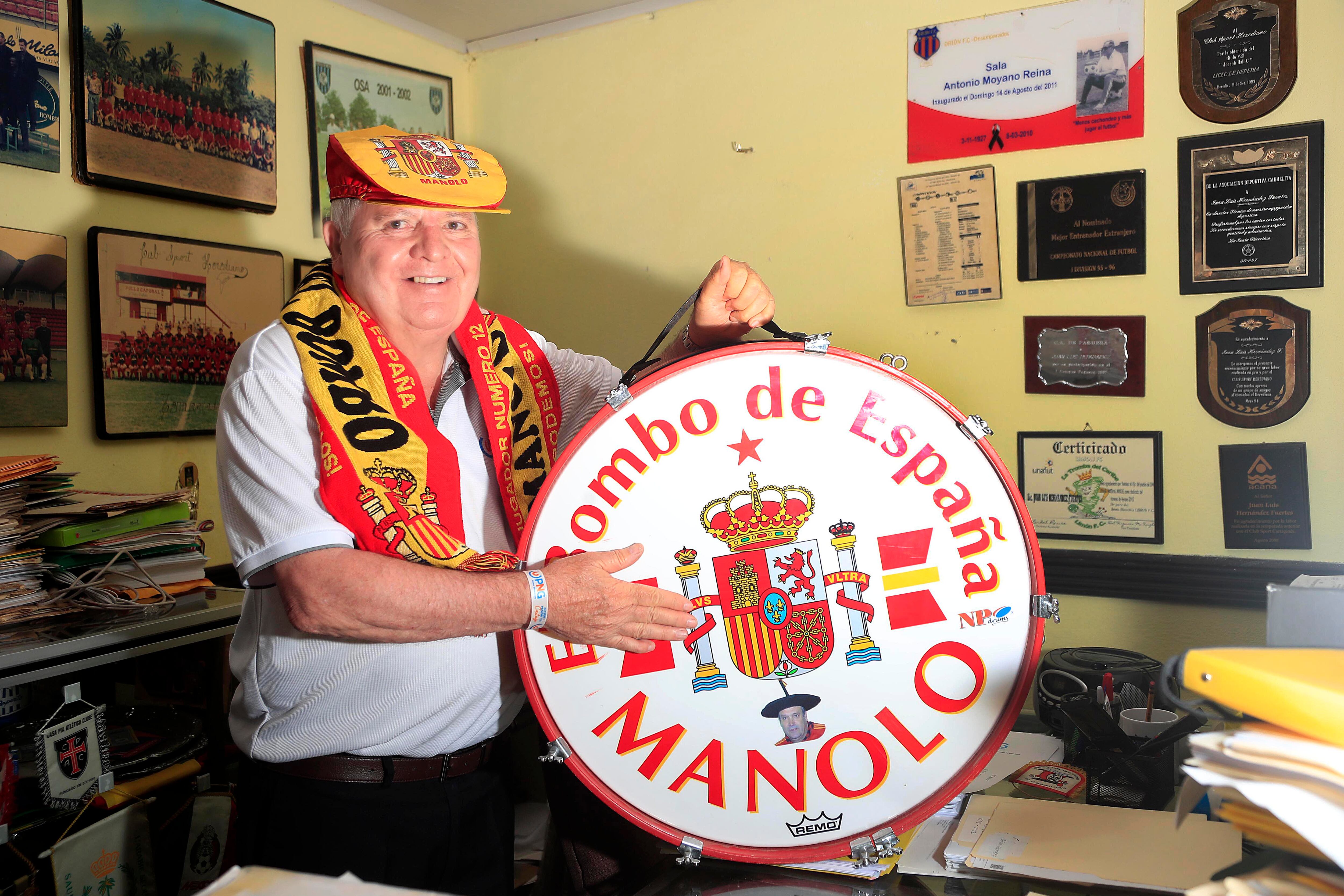 19/01/2024 Cartago. Juan Luis Hernández-Fuertes, exdirector técnico de Cartaginés, Herediano y la Selección Nacional, entre otros equipos de Costa Rica, es candidato a alcalde por el partido Nueva Generación por el cantón central de Cartago.