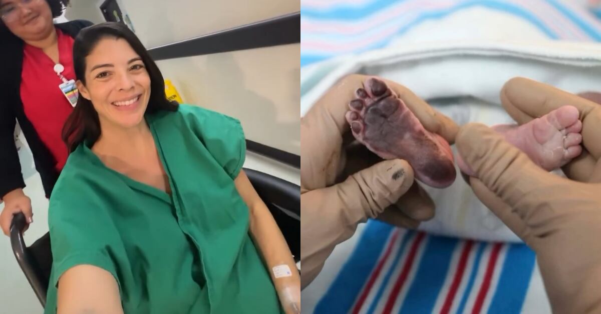 Marianela Valverde dio a luz a su hija Macarena el sábado 14 de junio, a las 2:30 a. m.