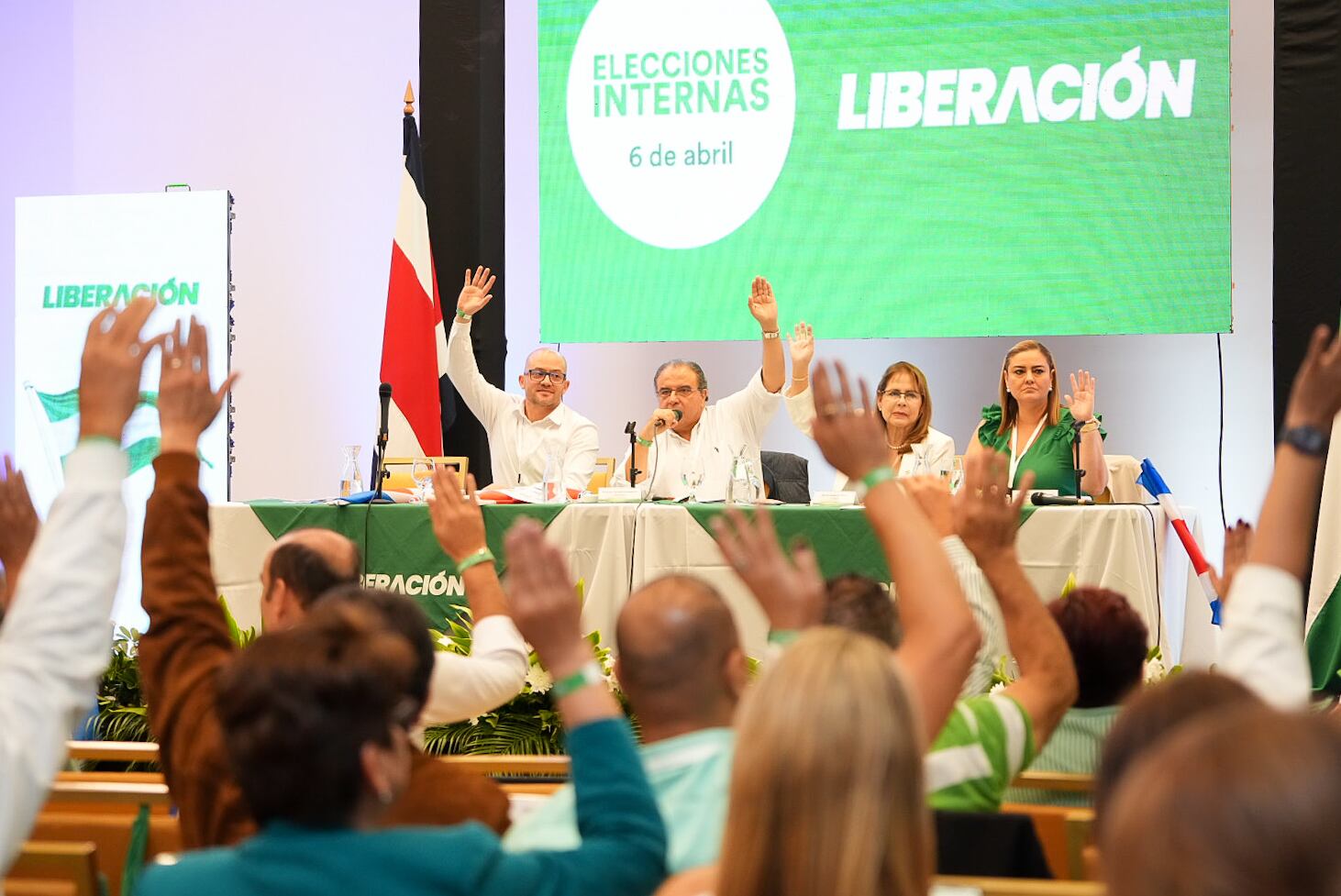 25/01/2025. Asamblea Nacional del PLN, Centro de Convenciones, Heredia. Fotografía: Lilly Arce.