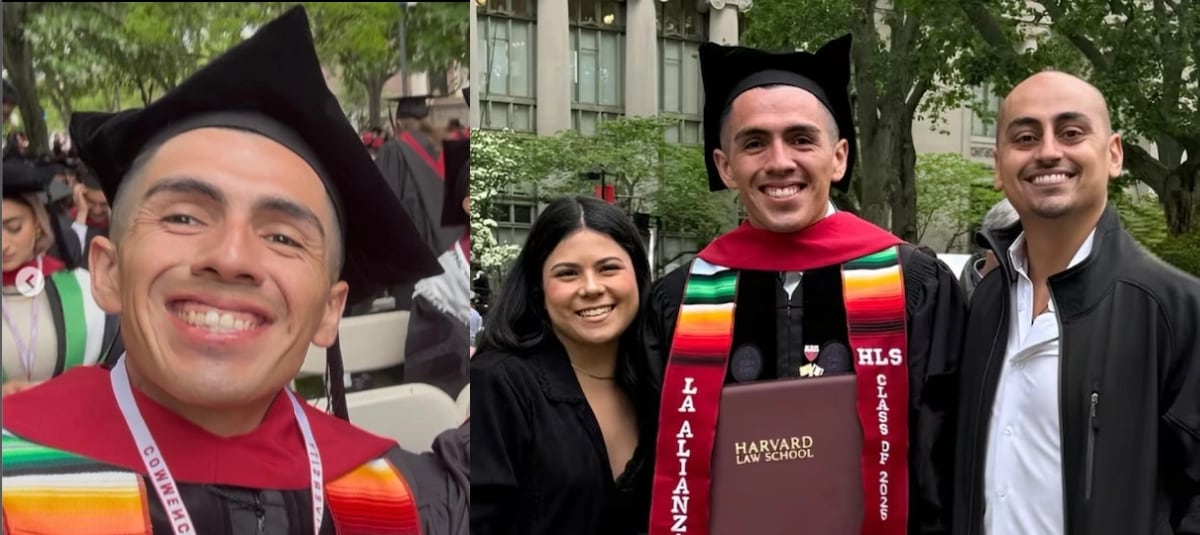 Jesús, migrante mexicano, venció adversidades para convertirse en abogado de Harvard mientras EE. UU. impone restricciones a estudiantes extranjeros.