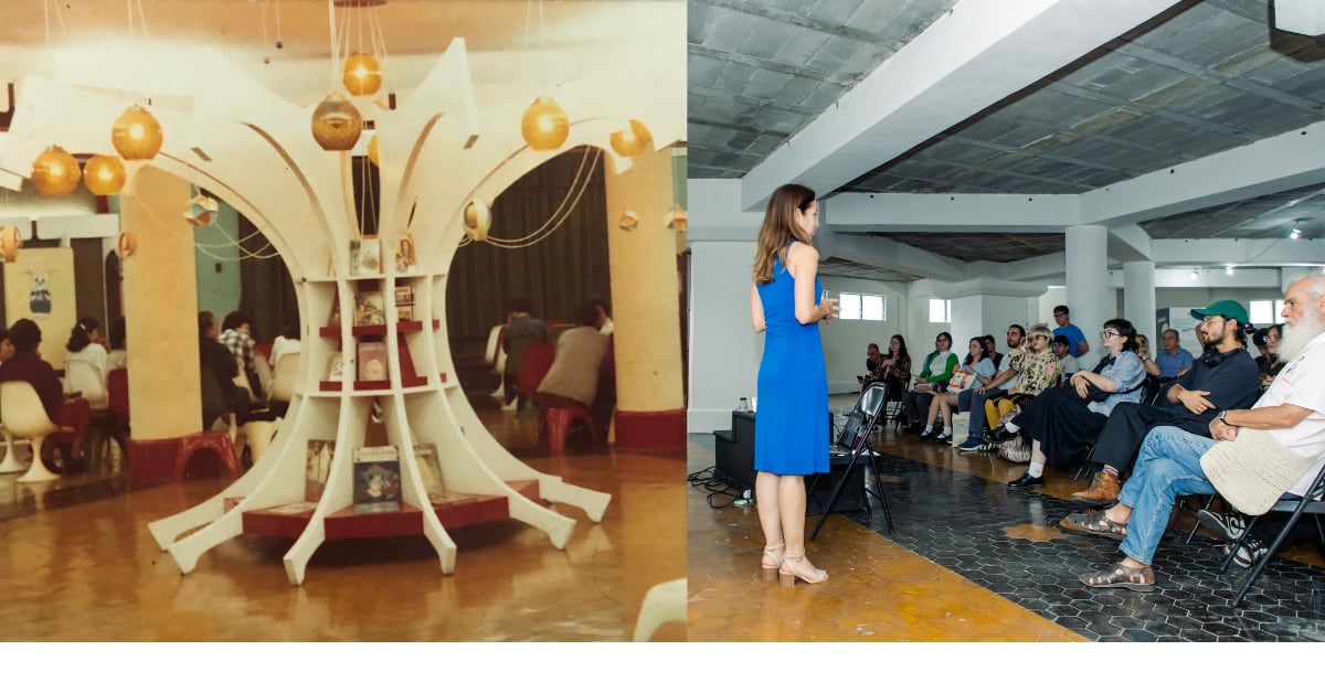 Sótano del quiosco del Parque Central ayer y hoy