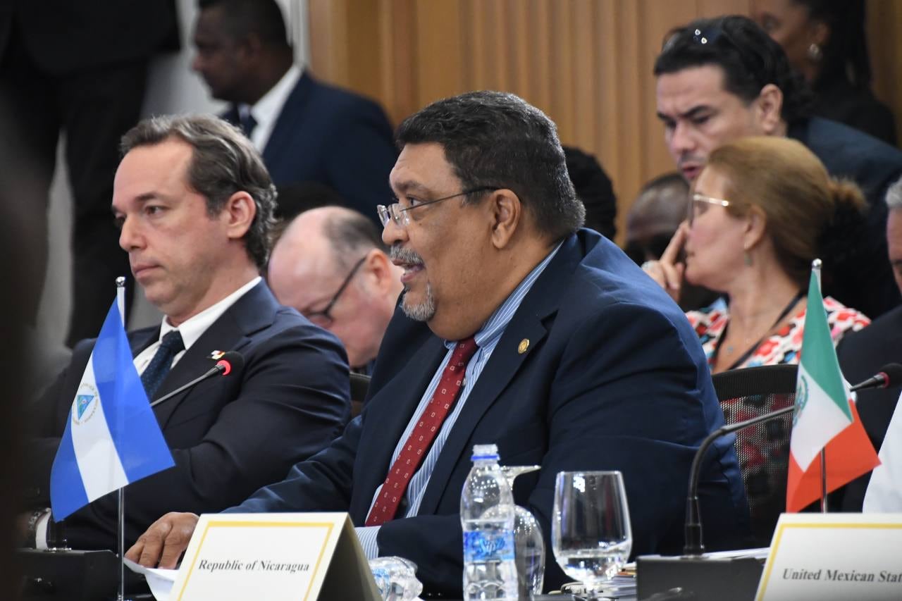 Valdrack Jaentschke durante una reunión de la Alianza Bolivariana para los Pueblos de Nuestra América-Tratado de Comercio de los pueblos. Fotografía: