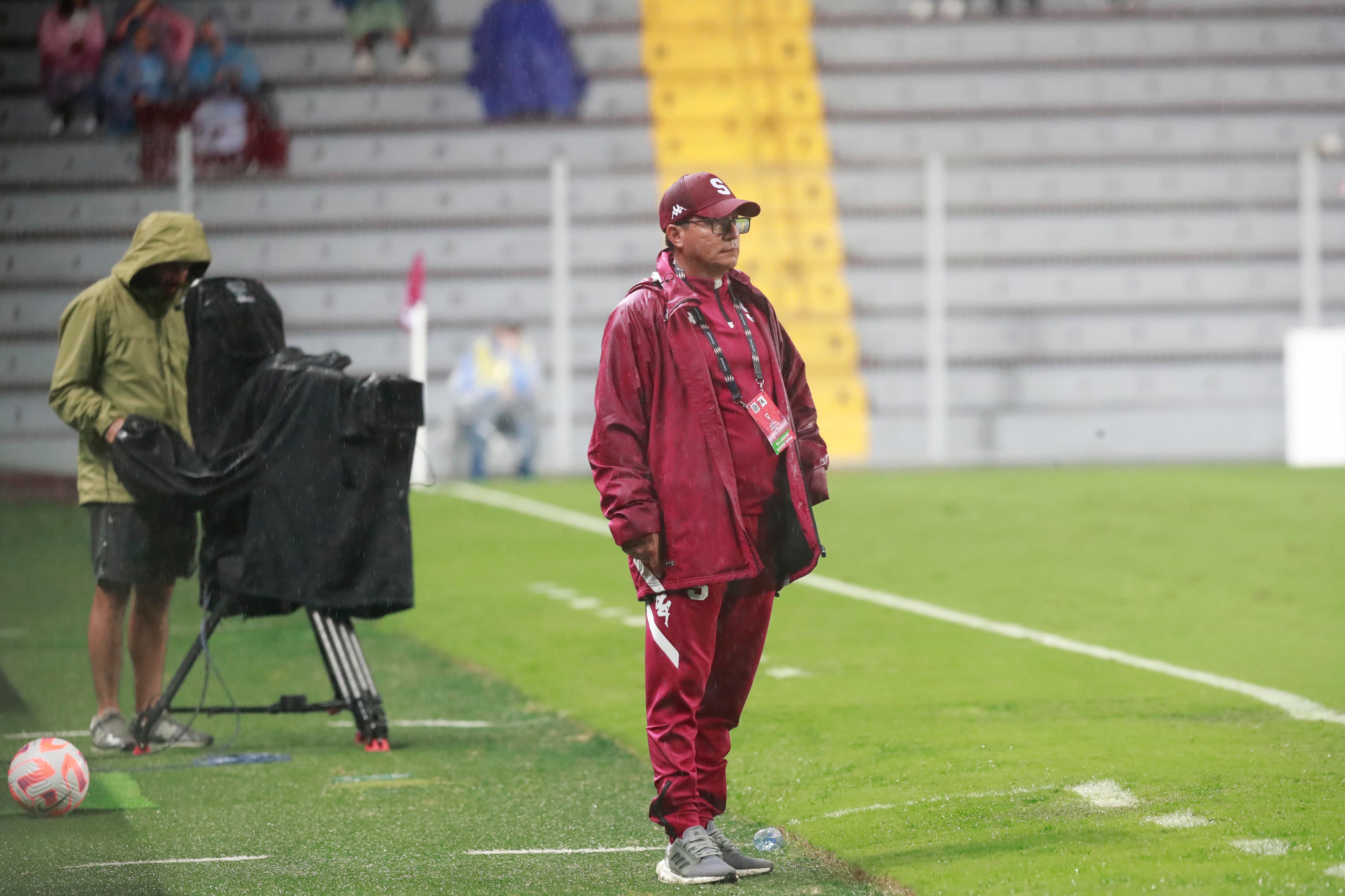 01/11/2023 Estadio Ricardo Saprissa, Tibás. El Deportivo Saprissa recibió al Motagua, de Honduras, en partido de vuelta por repechaje de la Copa Centroamericana de CONCACAF.