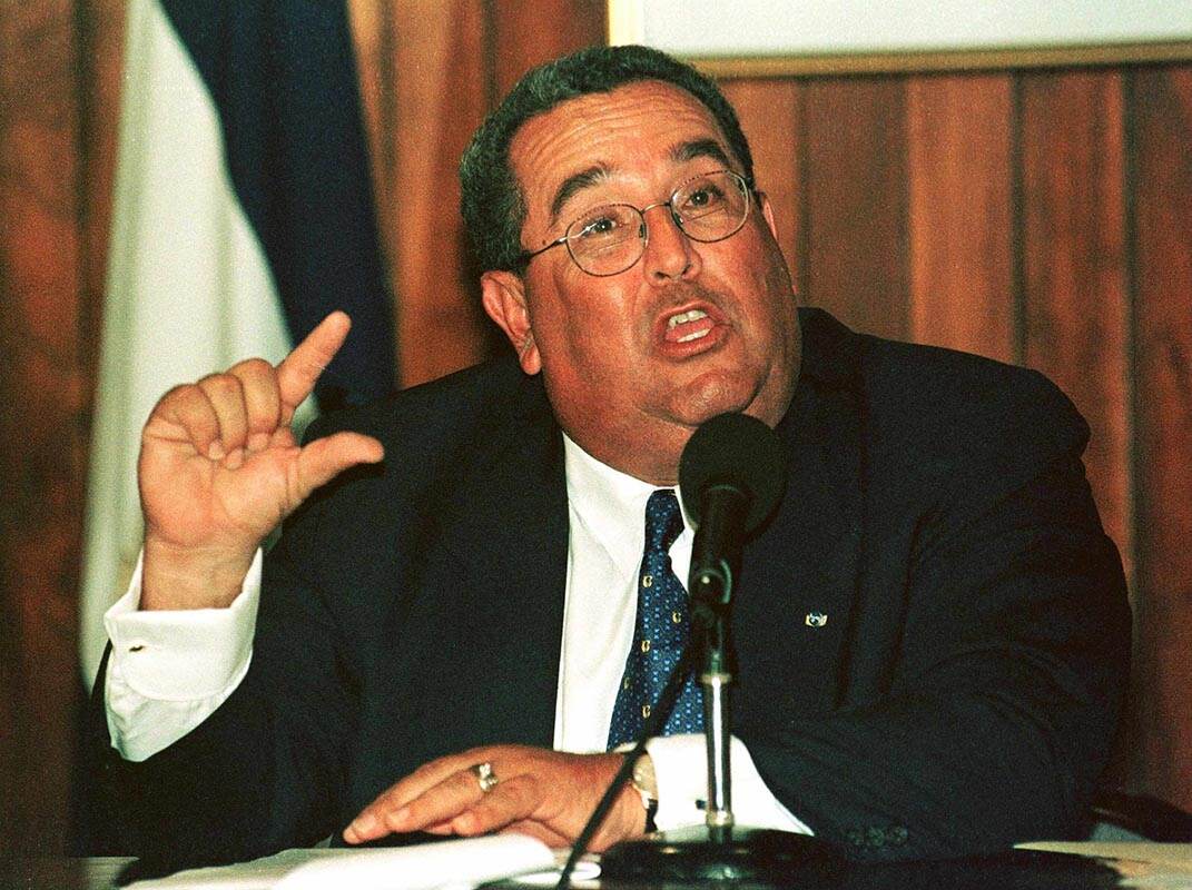 Arnoldo Alemán Lacayo fue presidente de Nicaragua entre 1997 y el 2002.