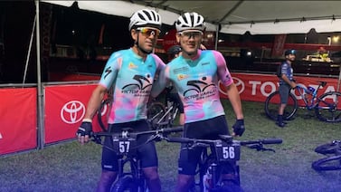 Juan Carlos Rojas volvió a competir en una carrera avalada por la Federación de Ciclismo