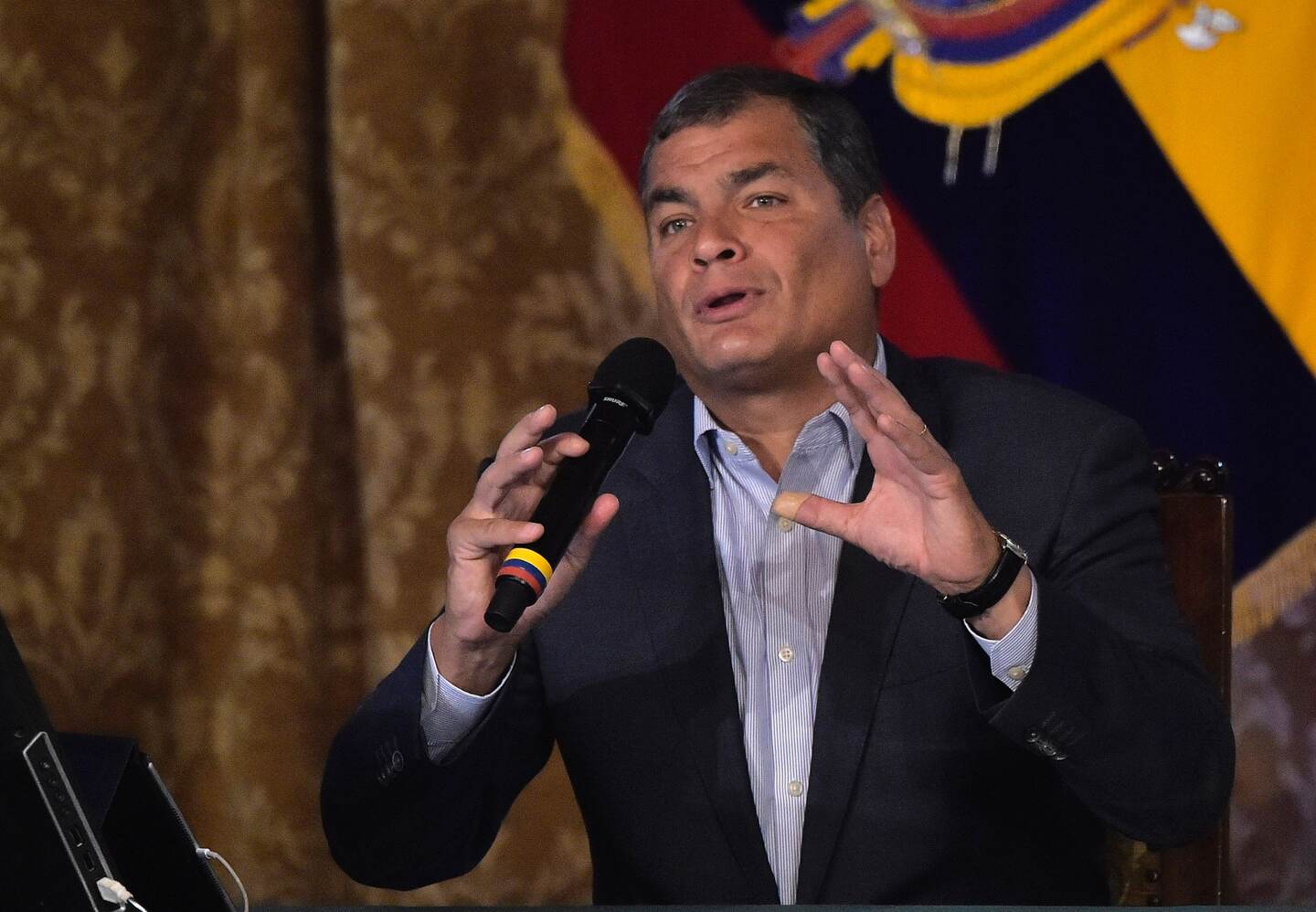 El presidente de Ecuador, Rafael Correa, habló esta semana en el Palacio de Gobierno en Quito (Ecuador), ahí se refirió a la situción de su país tras el terremoto.