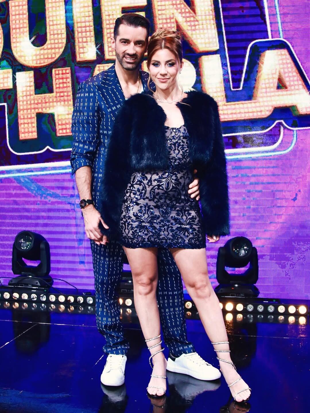 Toni Costa y su novia Libni "Mimi" Ortiz en Mira quién baila, segunda temporada 2025.