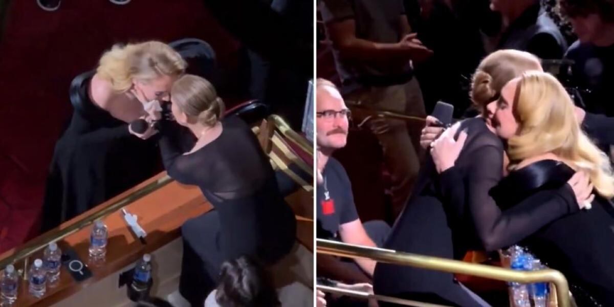 Adele encontró a Céline Dion entre el público durante su concierto en Las Vegas, generando una emotiva sorpresa. Foto: Captura.