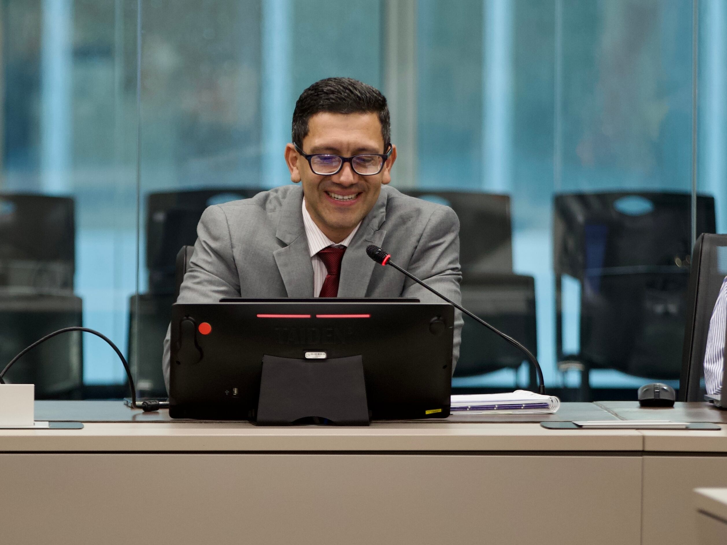 15/08/2023, San José, Asamblea Legislativa, comparecencia del Vice Ministro del MOPT Efraím Zeledon en la comisión del Hacendarios.