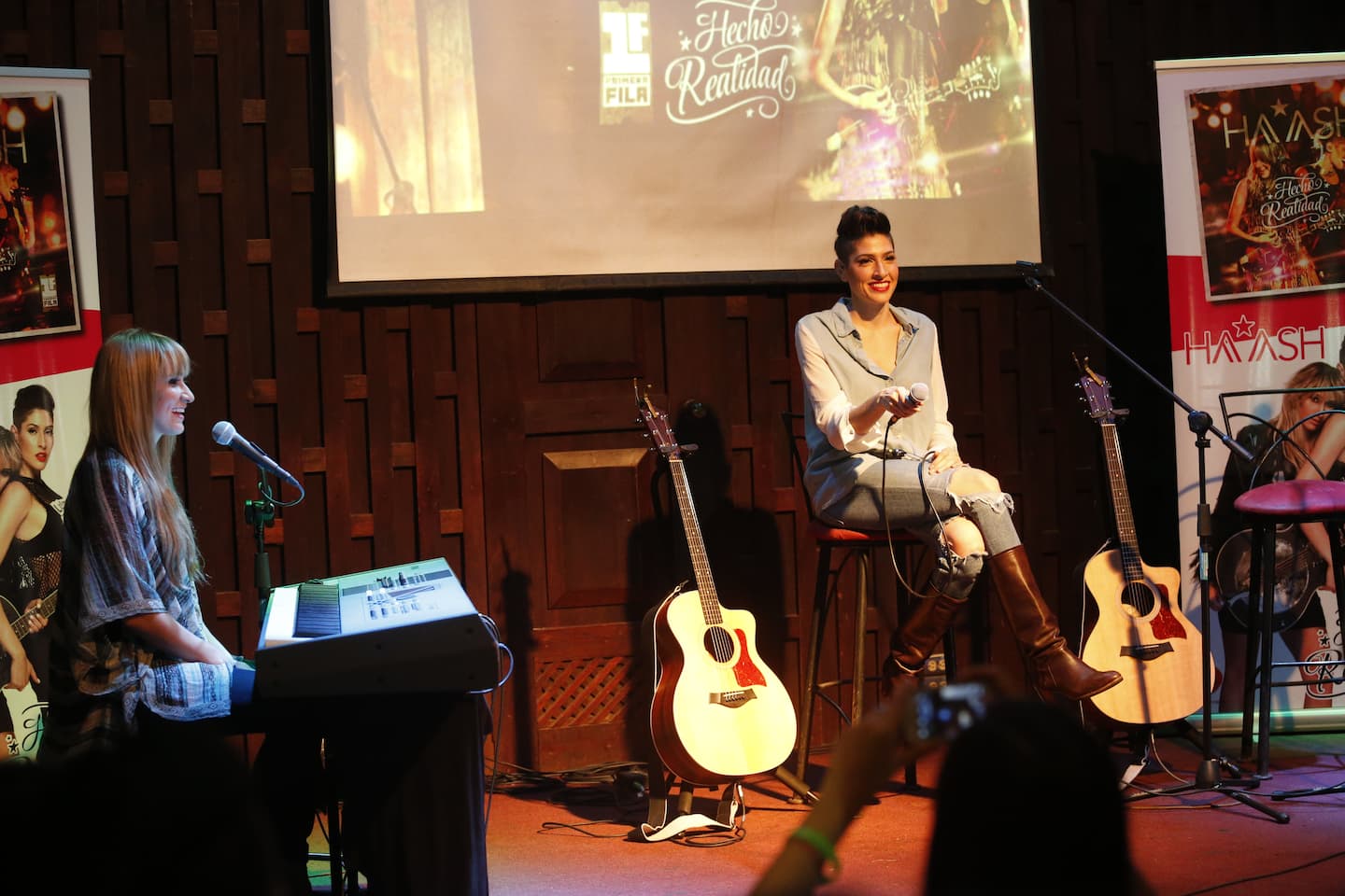 El dúo se presentó en junio del 2015 en el Jazz Café de San Pedro.