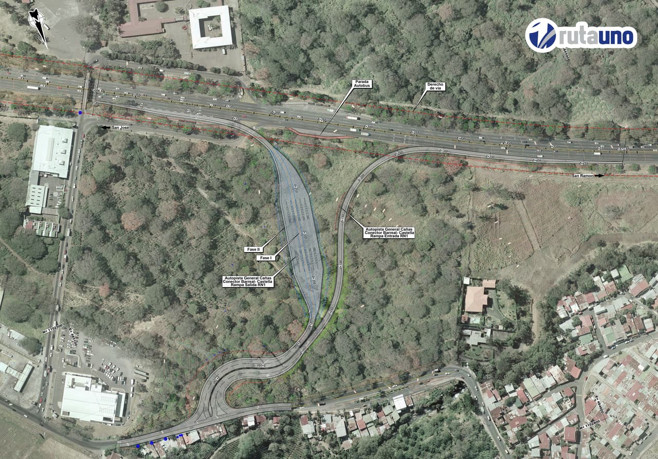 El conector que se construirá busca agilizar el tránsito de Heredia hacia la General Cañas.