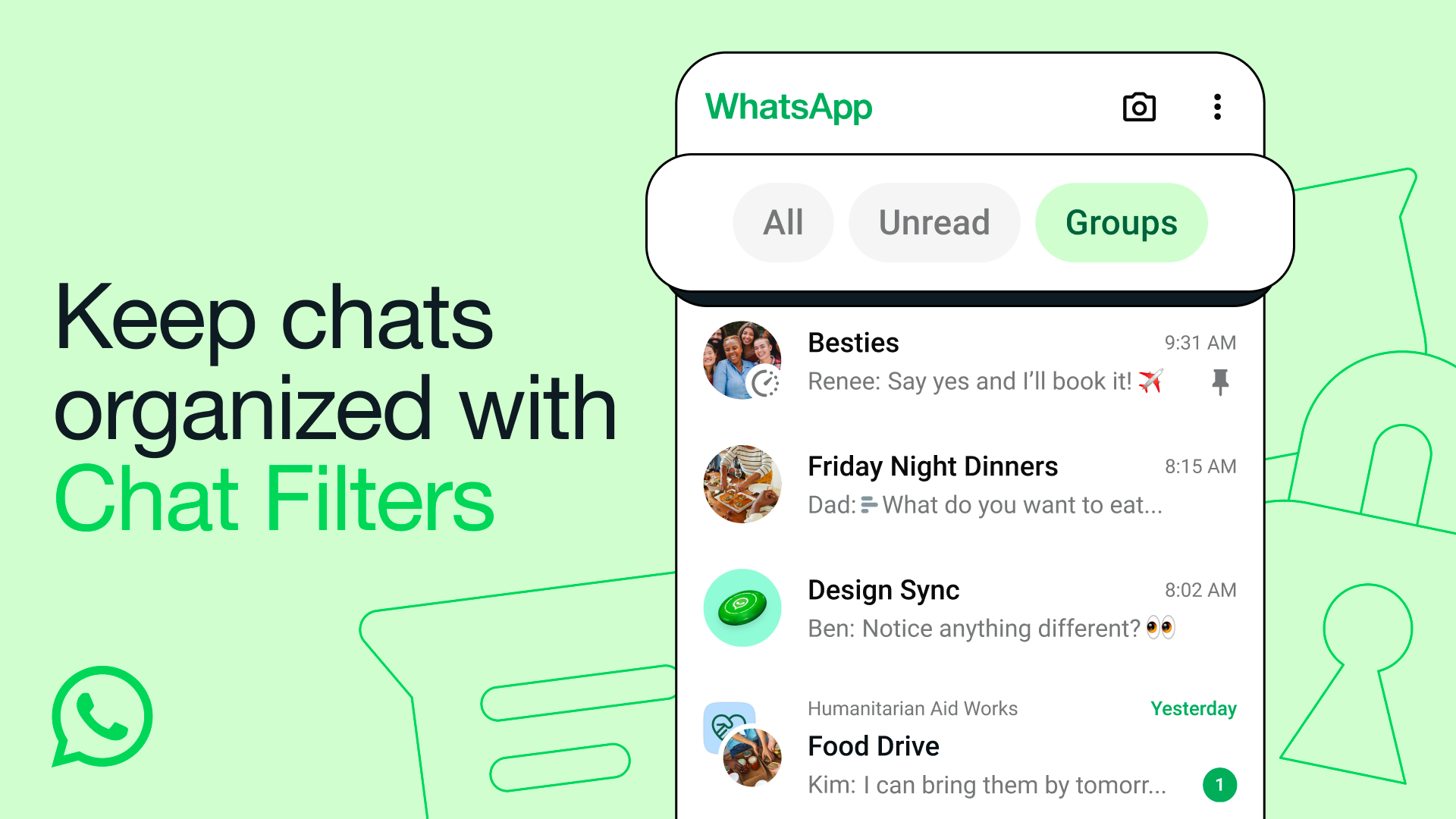 WhatsApp permite crear listas personalizadas para gestionar chats, mejorando la organización de conversaciones individuales y grupales.
