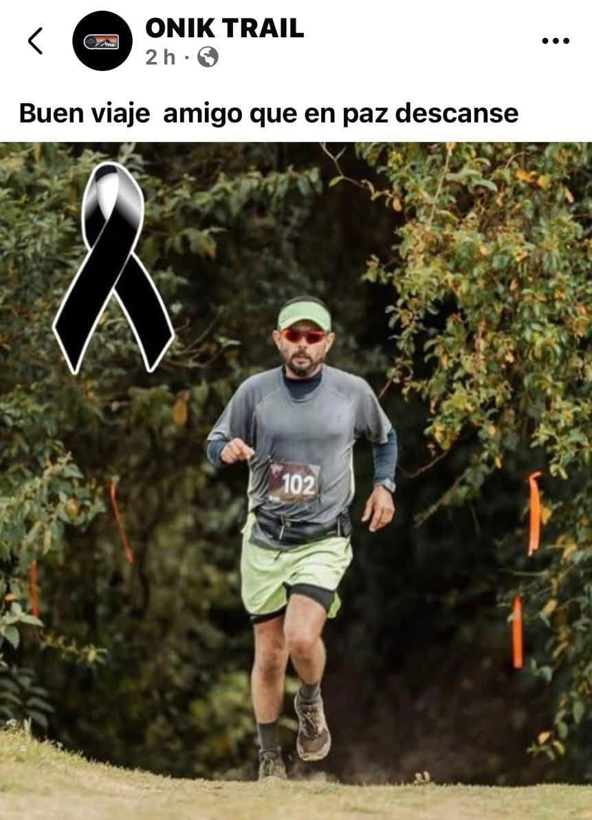Luis Roberto López Angulo falleció el el 13 de diciembre, tras ser atropellado mientras practicaba atletismo.