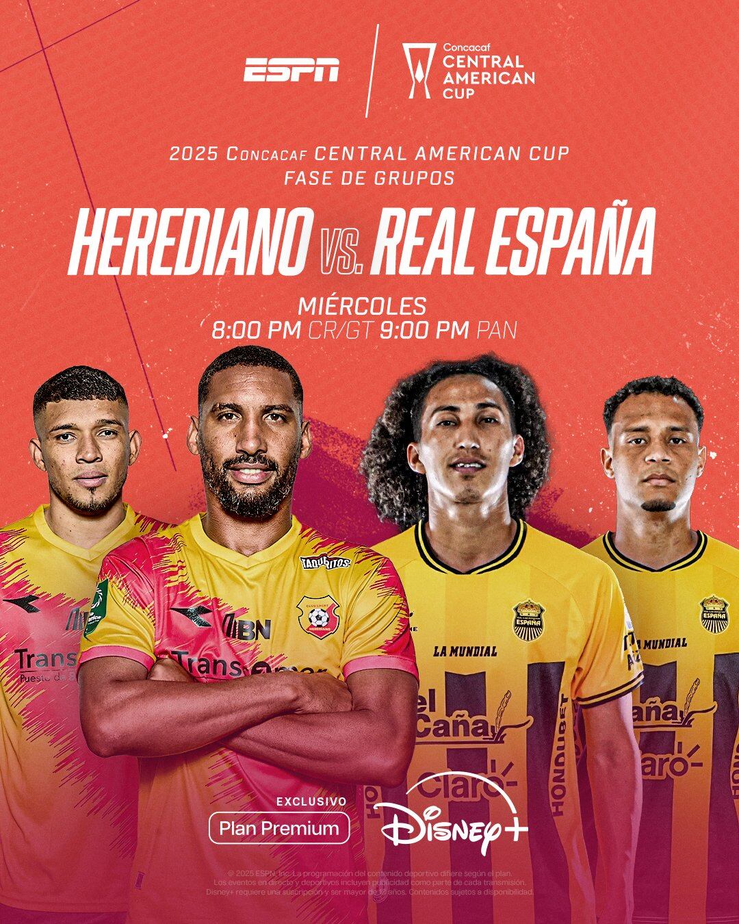 Copa Centroamericana
Herediano
Real España
Grupo B
30 de julio del 2025
Cortesía: Concacaf