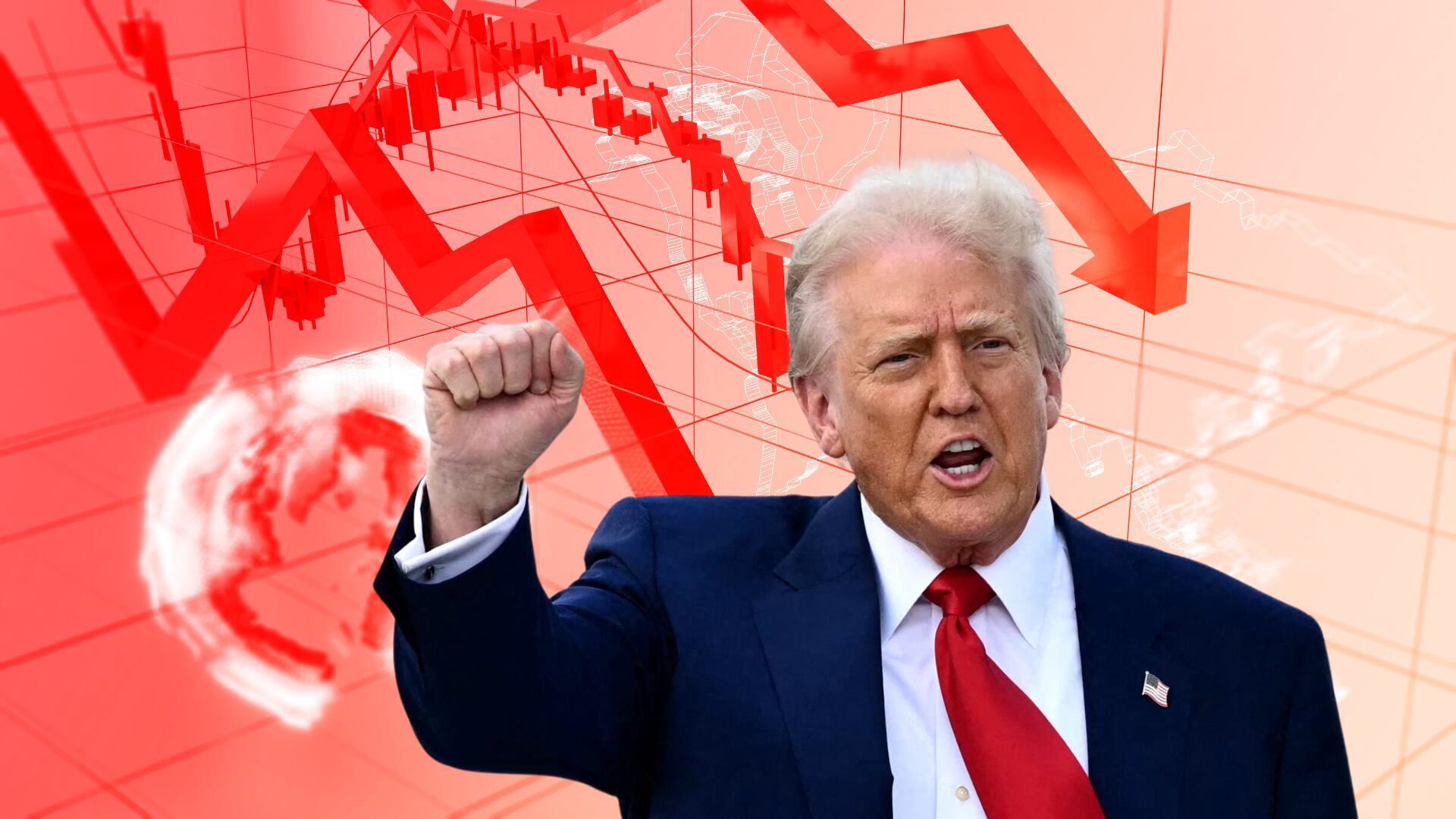 Wall Street prolongó este viernes su caída y acumuló una pérdida cercana al 6%, tras el cierre en rojo de sus principales indicadores.